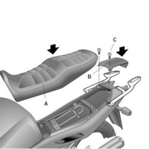Support Top Case SHAD Top Master Yamaha XJ 900 1994-2003 2