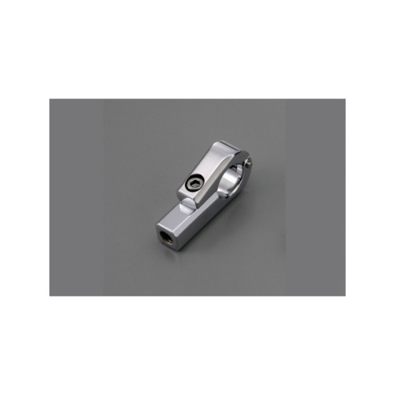 Support pour rétroviseur chromé et fileté M8 DAYTONA - Guidon diamètre 25,4mm - 1 inch