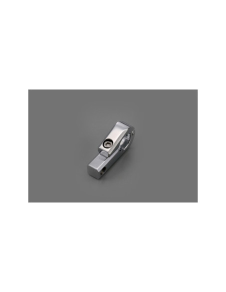 Support pour rétroviseur ou compteur chromé et fileté M10 DAYTONA - Guidon diamètre 25,4mm - 1 inch