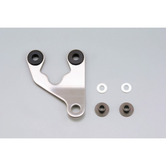 Support anti-vibrations inox pour compteur VELONA 60mm - Support incliné de 10° fixation gauche