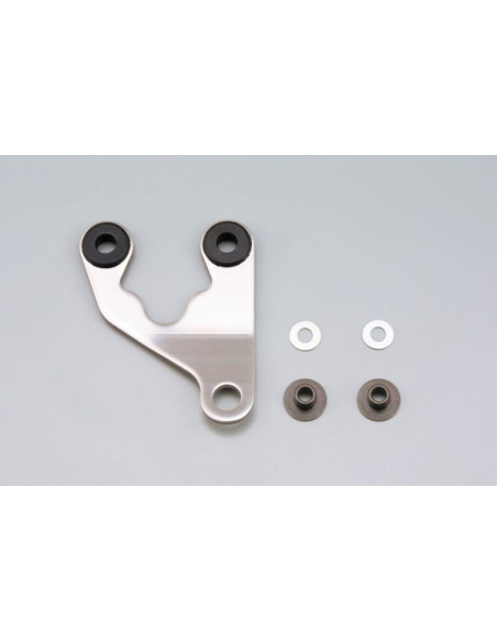 Support anti-vibrations inox pour compteur VELONA 60mm - Support incliné de 10° fixation gauche