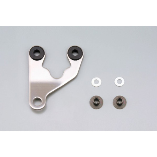 Support anti-vibrations inox pour compteur VELONA 60mm - Support incliné de 10° fixation droite