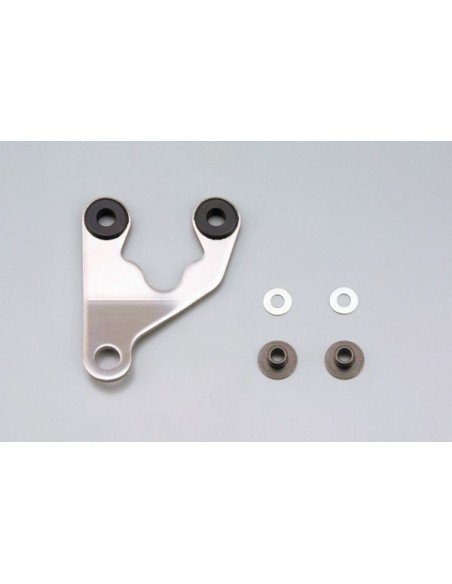 Support anti-vibrations inox pour compteur VELONA 60mm - Support incliné de 10° fixation droite