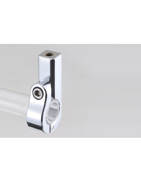 Support pour rétroviseur chromé et fileté M8 DAYTONA - Guidon diamètre 22,2mm