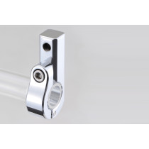 Support pour rétroviseur ou compteur chromé et fileté M8 DAYTONA - Guidon diamètre 22,2mm 2