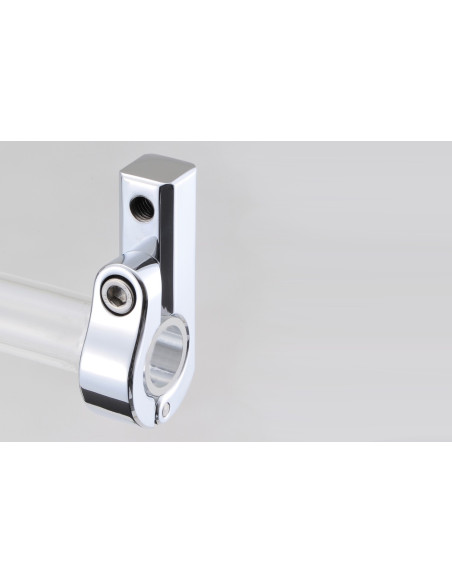 Support pour rétroviseur ou compteur chromé et fileté M8 DAYTONA - Guidon diamètre 22,2mm