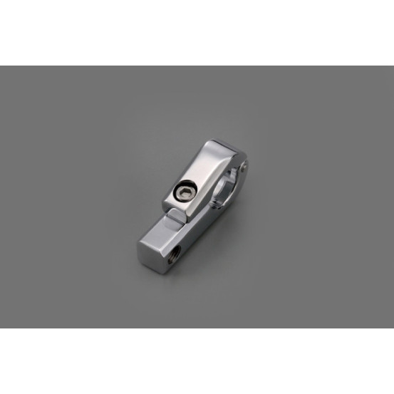 Support pour rétroviseur ou compteur chromé et fileté M10 DAYTONA - Guidon diamètre 22,2mm