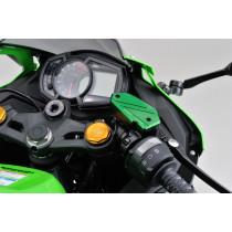 Couvercle de maitre cylindre de frein avant CNC vert DAYTONA - KAWASAKI Z650 - Z900 2