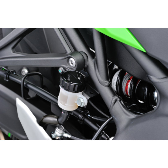 Couvercle de maitre cylindre de frein arrière CNC noir DAYTONA - Diamètre 42mm - KAWASAKI Z650 - Z900
