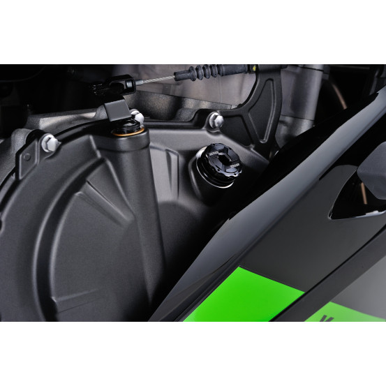 Bouchon de carter remplissage huile pré-percé M20xP2.5 DAYTONA - Aluminium CNC noir
