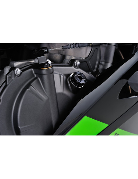 Bouchon de carter remplissage huile pré-percé M20xP2.5 DAYTONA - Aluminium CNC noir