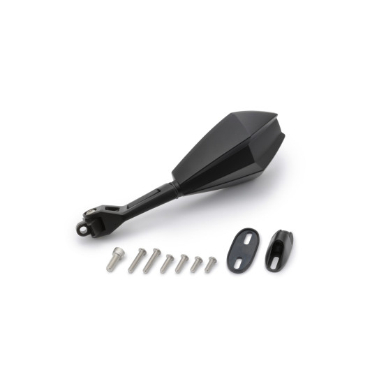 Rétroviseur gauche homologué D-MIRROR-11 en aluminium et ABS DAYTONA
