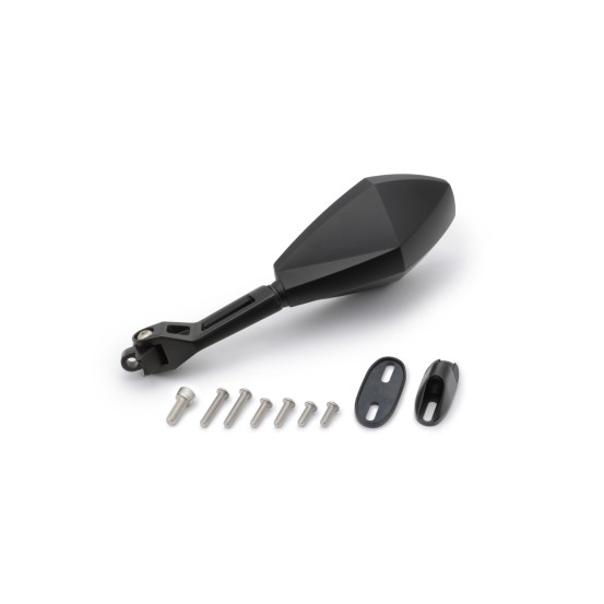 Rétroviseur gauche homologué D-MIRROR-12 en aluminium et ABS DAYTONA