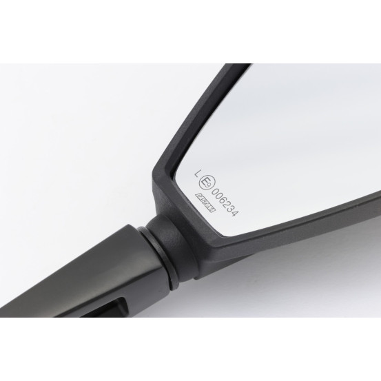 Rétroviseur gauche homologué D-MIRROR-12 en aluminium et ABS DAYTONA