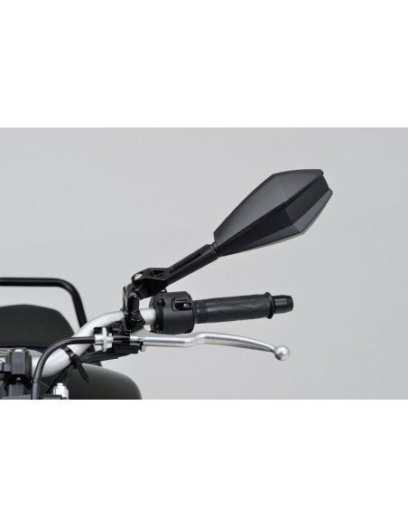 Rétroviseur gauche homologué D-MIRROR-11 en aluminium et ABS DAYTONA