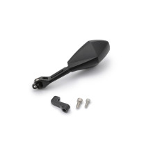 Rétroviseur gauche homologué D-MIRROR-12 en aluminium et ABS DAYTONA