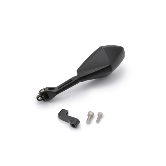Rétroviseur gauche homologué D-MIRROR-12 en aluminium et ABS DAYTONA