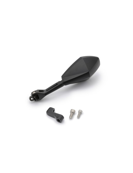 Rétroviseur gauche homologué D-MIRROR-12 en aluminium et ABS DAYTONA