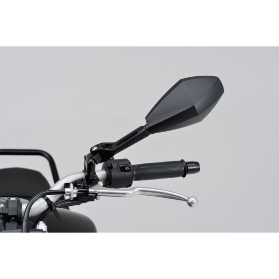 Rétroviseur gauche homologué D-MIRROR-12 en aluminium et ABS DAYTONA