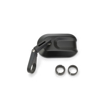 Rétroviseur homologué sur embout de guidon en aluminium et ABS - 30 mm - 25,4mm ou 22,2mm