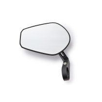 Rétroviseur homologué sur embout de guidon en aluminium et ABS - 30 mm - 25,4mm ou 22,2mm 2