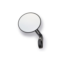 Rétroviseur homologué sur embout de guidon en aluminium et ABS - 30 mm - 25,4mm ou 22,2mm 2