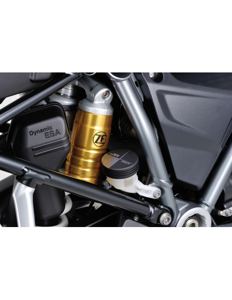 Couvercle de maitre cylindre de frein arrière CNC noir-gris DAYTONA - BMW R 1250 GS - R 1200 GS