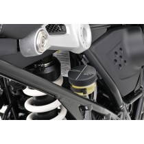 Couvercle de maitre cylindre de frein arrière CNC noir-gris DAYTONA - BMW R NINE T 2