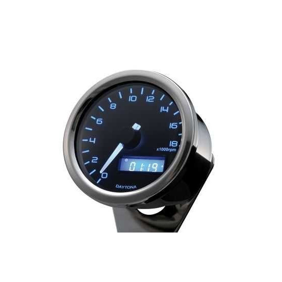 Compte tours inox DAYTONA VELONA60 - 18 000 tr-min