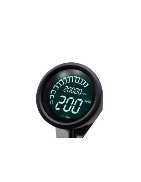 Compteur de vitesse noir digital DAYTONA DIGITAL VELONA