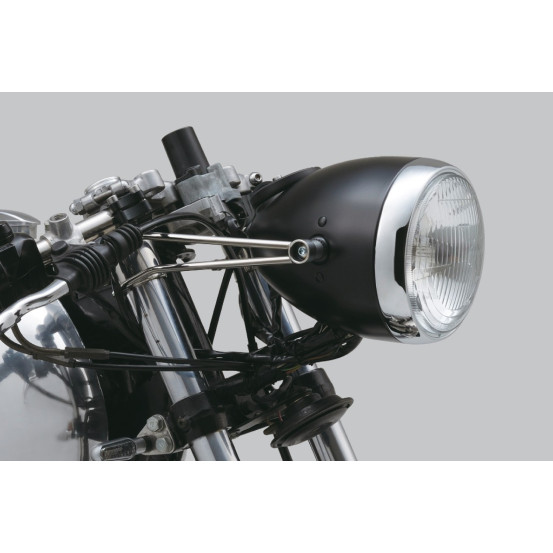 Phare noir et chrome Vintage DAYTONA avec emplacement pour compteur VELONA60