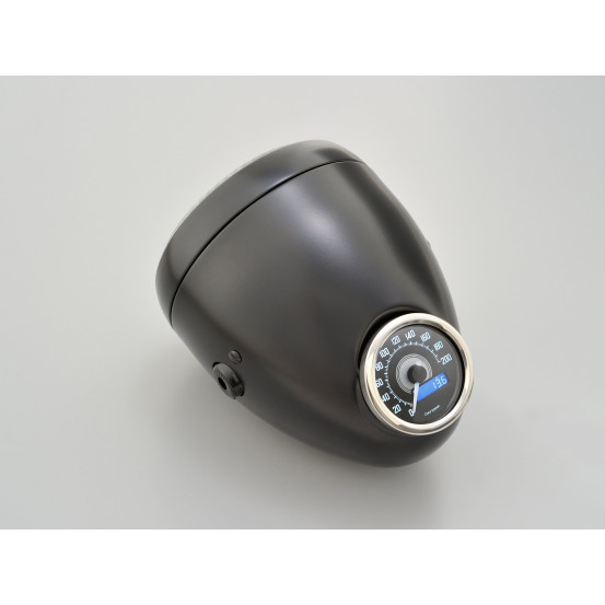 Phare noir Vintage DAYTONA avec emplacement pour compteur VELONA60