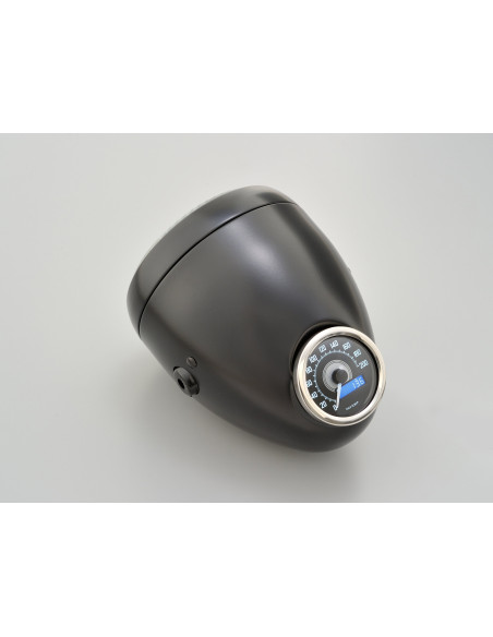 Phare noir Vintage DAYTONA avec emplacement pour compteur VELONA60