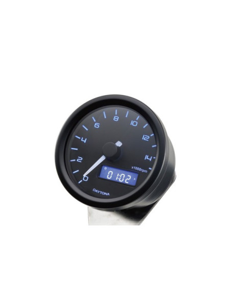 Compte tours noir DAYTONA VELONA60 - 15 000 tr-min