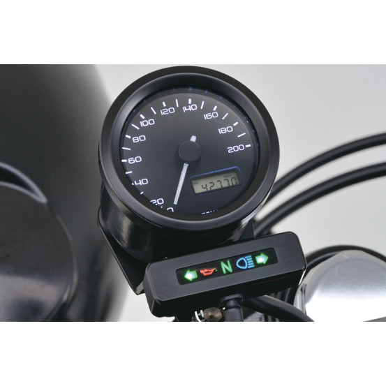 Support de compteur noir DAYTONA VELONA48 et boitier BETA