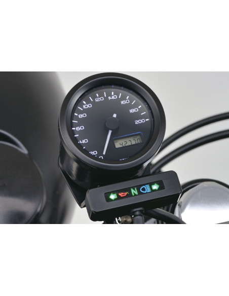 Support de compteur noir DAYTONA VELONA48 et boitier BETA