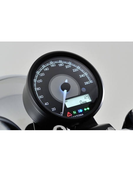 Compteur de vitesse et compte tours moto DAYTONA VELONA80 - 260 km/h