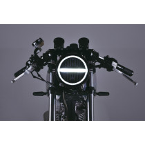 Phare LED Néo Rétro noir DAYTONA avec emplacement pour compteur VELONA60 2