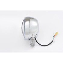 Phare LED rond chromé DAYTONA CAPSULE120 - Fixations inférieures 2