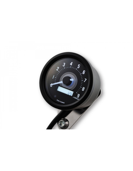 Compte tours LCD avec Shiflight DAYTONA VELONA60 - 9 000 tr-min