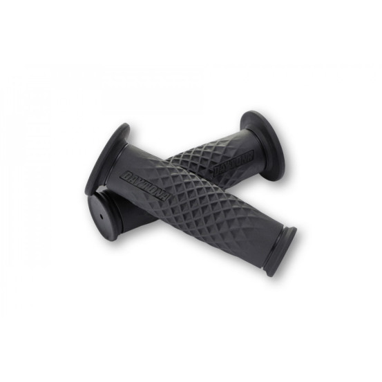 Paire de poignées caoutchouc moto DAYTONA ARC-III - 25,4mm - 1 inch