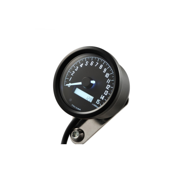 Compte tours LCD avec Shiflight DAYTONA VELONA60 - 15 000 tr-min