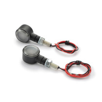 Paire de clignotants DAYTONA D-LIGHT SOL noirs - verre fumé