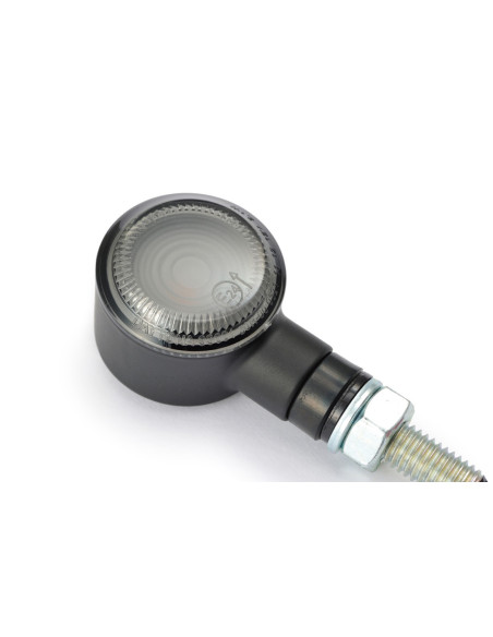 Paire de clignotants DAYTONA D-LIGHT SOL noirs - verre fumé