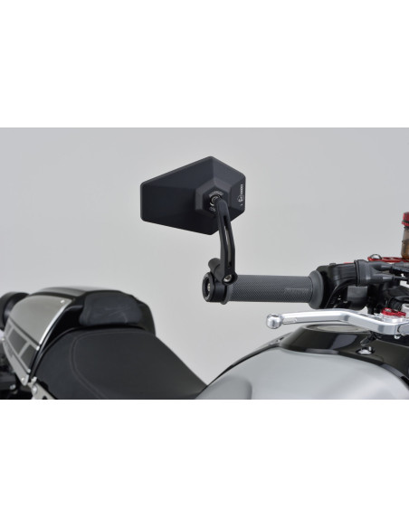 Rétroviseur homologué sur embout de guidon DAYTONA D-MIRROR4