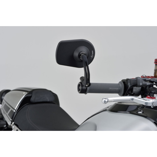 Rétroviseur homologué sur embout de guidon DAYTONA D-MIRROR4