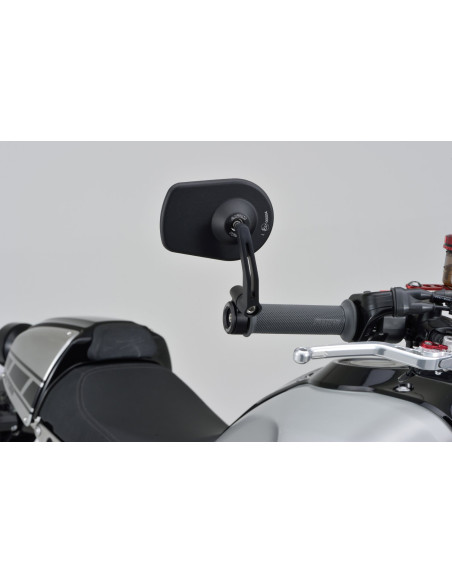 Rétroviseur homologué sur embout de guidon DAYTONA D-MIRROR4