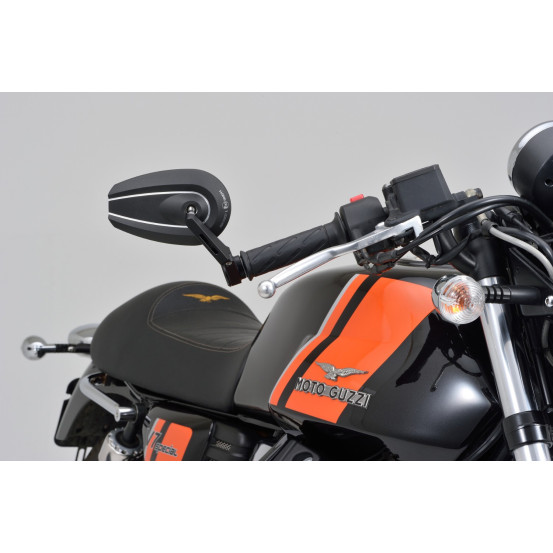 Rétroviseur homologué sur embout de guidon DAYTONA D-MIRROR6
