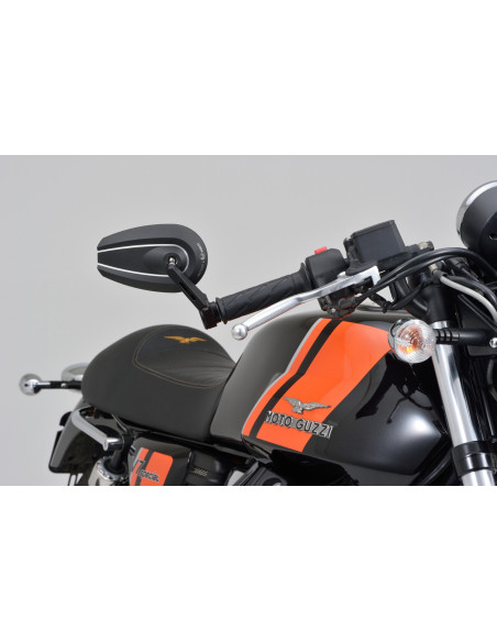 Rétroviseur homologué sur embout de guidon DAYTONA D-MIRROR6