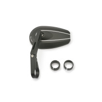 Rétroviseur homologué sur embout de guidon DAYTONA D-MIRROR6 - Tige longue